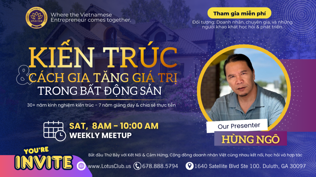 Real estate value meetup topic